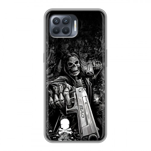 Дизайнерский силиконовый чехол для OPPO Reno4 Lite Скелет