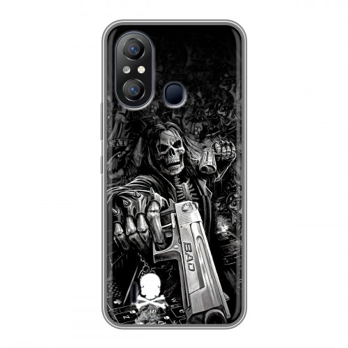 Дизайнерский пластиковый чехол для Itel A49 Скелет