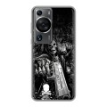 Дизайнерский силиконовый чехол для Huawei P60 Скелет