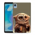 Дизайнерский силиконовый чехол для Realme Pad Mini Сова