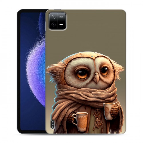 Дизайнерский силиконовый чехол для Xiaomi Pad 6 Сова