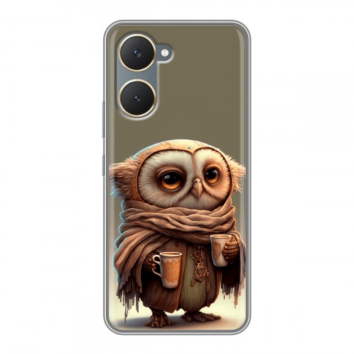 Дизайнерский силиконовый чехол для Vivo Y03 Сова