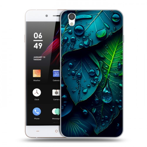 Дизайнерский пластиковый чехол для OnePlus X Листья