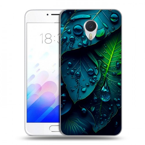 Дизайнерский пластиковый чехол для Meizu M3E Листья