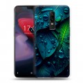 Дизайнерский пластиковый чехол для OnePlus 6 Листья