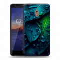 Дизайнерский силиконовый чехол для Nokia 2.1 Листья