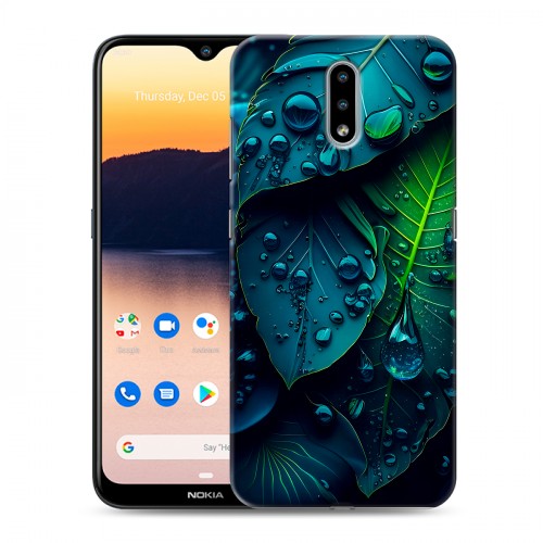 Дизайнерский силиконовый чехол для Nokia 2.3 Листья