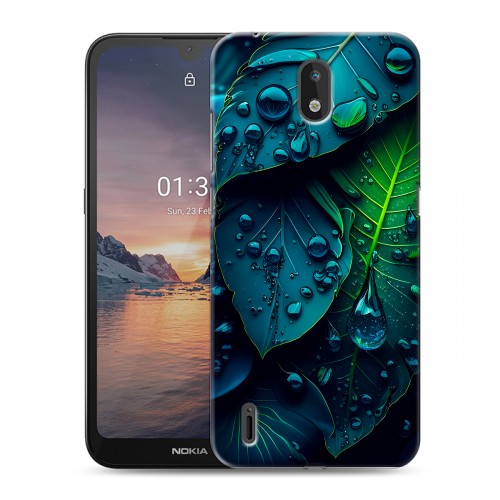 Дизайнерский силиконовый чехол для Nokia 1.3 Листья