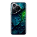 Дизайнерский силиконовый чехол для Huawei Pura 70 Листья