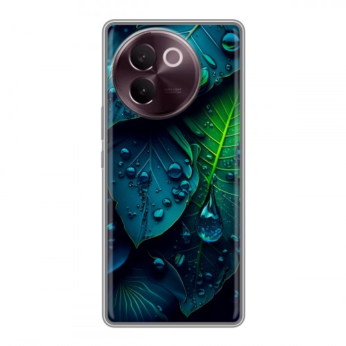Дизайнерский силиконовый чехол для Vivo V30e Листья