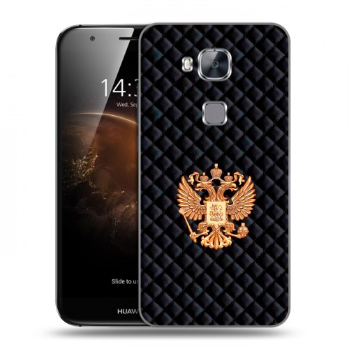 Дизайнерский пластиковый чехол для Huawei G8 Герб России принт