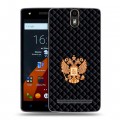 Дизайнерский силиконовый чехол для Wileyfox Storm Герб России принт