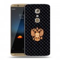 Дизайнерский пластиковый чехол для ZTE Axon 7 Герб России принт