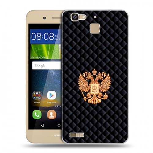Дизайнерский пластиковый чехол для Huawei GR3 Герб России принт