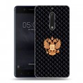 Дизайнерский пластиковый чехол для Nokia 5 Герб России принт