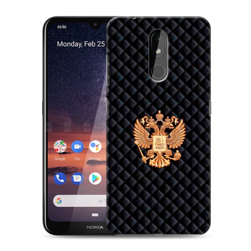 Дизайнерский силиконовый чехол для Nokia 3.2 Герб России принт