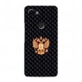 Дизайнерский пластиковый чехол для Google Pixel 3a Герб России принт