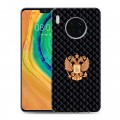 Дизайнерский пластиковый чехол для Huawei Mate 30 Герб России принт