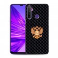 Дизайнерский силиконовый чехол для Realme 5 Герб России принт