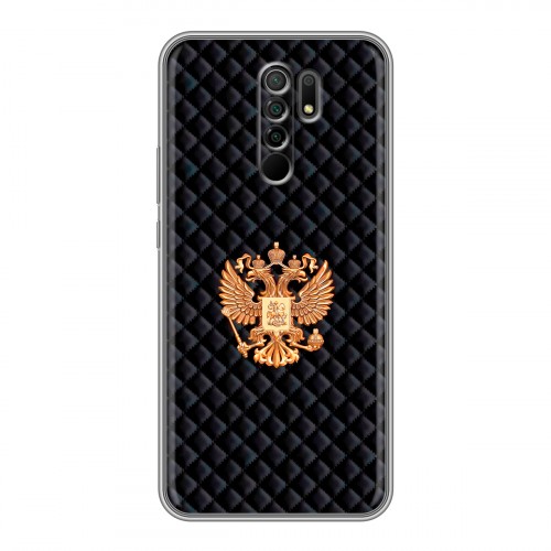 Дизайнерский силиконовый чехол для Xiaomi RedMi 9 Герб России принт