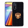 Дизайнерский силиконовый чехол для Realme 7 Герб России принт