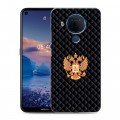 Дизайнерский силиконовый чехол для Nokia 5.4 Герб России принт