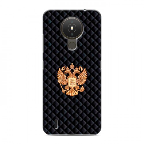 Дизайнерский силиконовый чехол для Nokia 1.4 Герб России принт