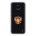 Дизайнерский силиконовый чехол для Nokia C20 Герб России принт