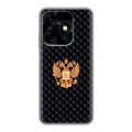 Дизайнерский силиконовый чехол для Tecno Spark 10C Герб России принт
