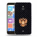 Дизайнерский пластиковый чехол для Nokia Lumia 1320 Герб России принт