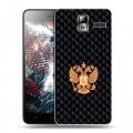 Дизайнерский силиконовый чехол для Lenovo S580 Ideaphone Герб России принт
