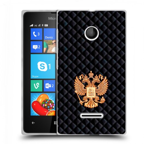 Дизайнерский пластиковый чехол для Microsoft Lumia 435 Герб России принт