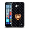 Дизайнерский пластиковый чехол для Microsoft Lumia 640 Герб России принт