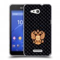 Дизайнерский пластиковый чехол для Sony Xperia E4g Герб России принт