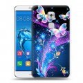 Дизайнерский пластиковый чехол для Huawei Nova Plus Бабочки