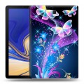 Дизайнерский силиконовый чехол для Samsung Galaxy Tab S4 Бабочки