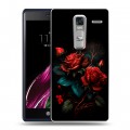 Дизайнерский пластиковый чехол для LG Class Розы красные