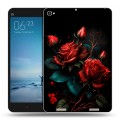 Дизайнерский силиконовый чехол для Xiaomi Mi Pad 2 Розы красные