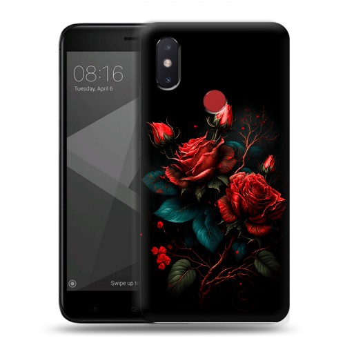 Дизайнерский пластиковый чехол для Xiaomi Mi8 SE Розы красные