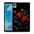 Дизайнерский силиконовый чехол для Realme Pad Mini Розы красные