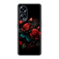 Дизайнерский силиконовый чехол для OPPO A1 Pro Розы красные
