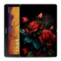 Дизайнерский силиконовый чехол для Samsung Galaxy Note 10.1 2014 editon Розы красные