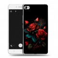 Дизайнерский пластиковый чехол для Lenovo S90 Розы красные