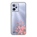 Полупрозрачный дизайнерский силиконовый чехол для Realme C31 Ветка сакуры