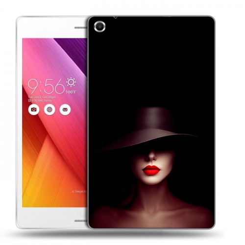 Дизайнерский силиконовый чехол для ASUS ZenPad S 8 Девушка в шляпе