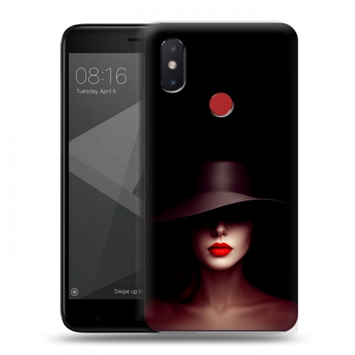 Дизайнерский пластиковый чехол для Xiaomi Mi8 SE Девушка в шляпе