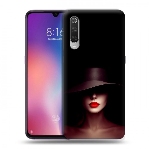 Дизайнерский пластиковый чехол для Xiaomi Mi9 Девушка в шляпе