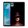 Дизайнерский силиконовый чехол для Realme Pad Mini Девушка в шляпе