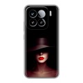 Дизайнерский силиконовый чехол для Xiaomi 15 Девушка в шляпе