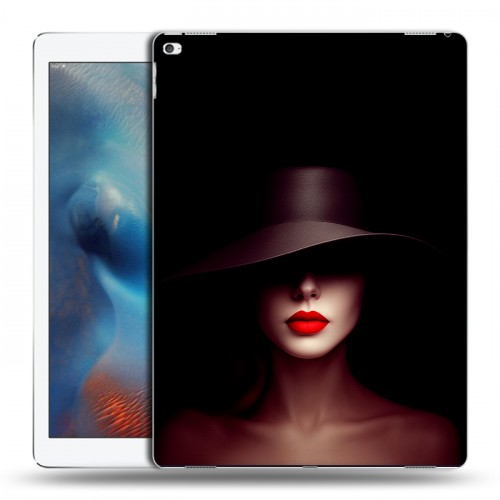 Дизайнерский пластиковый чехол для Ipad Pro Девушка в шляпе